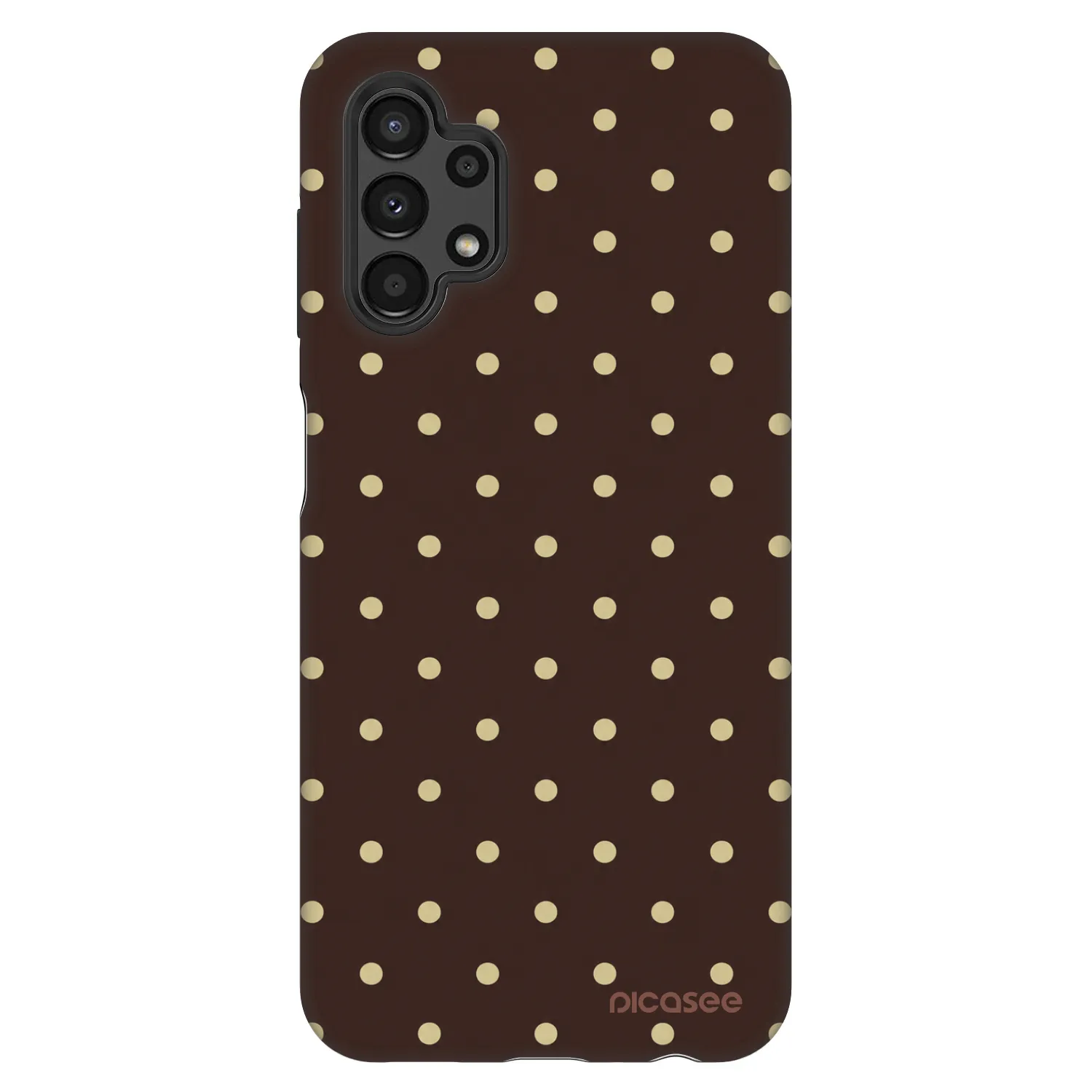 Picasee Fashion Case pre Samsung Galaxy A13 4G A135 - Vanilla Dots & Chocolate