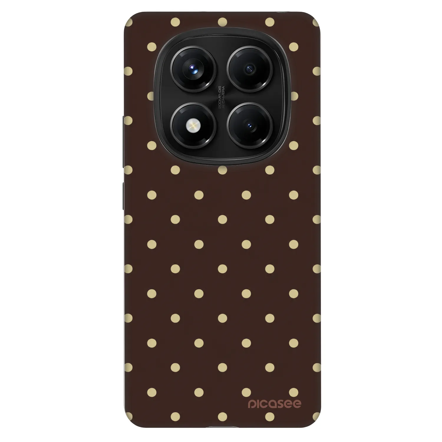 Picasee Fashion Case pre Xiaomi Redmi Note 14 Pro 4G - Vanilla Dots & Chocolate
