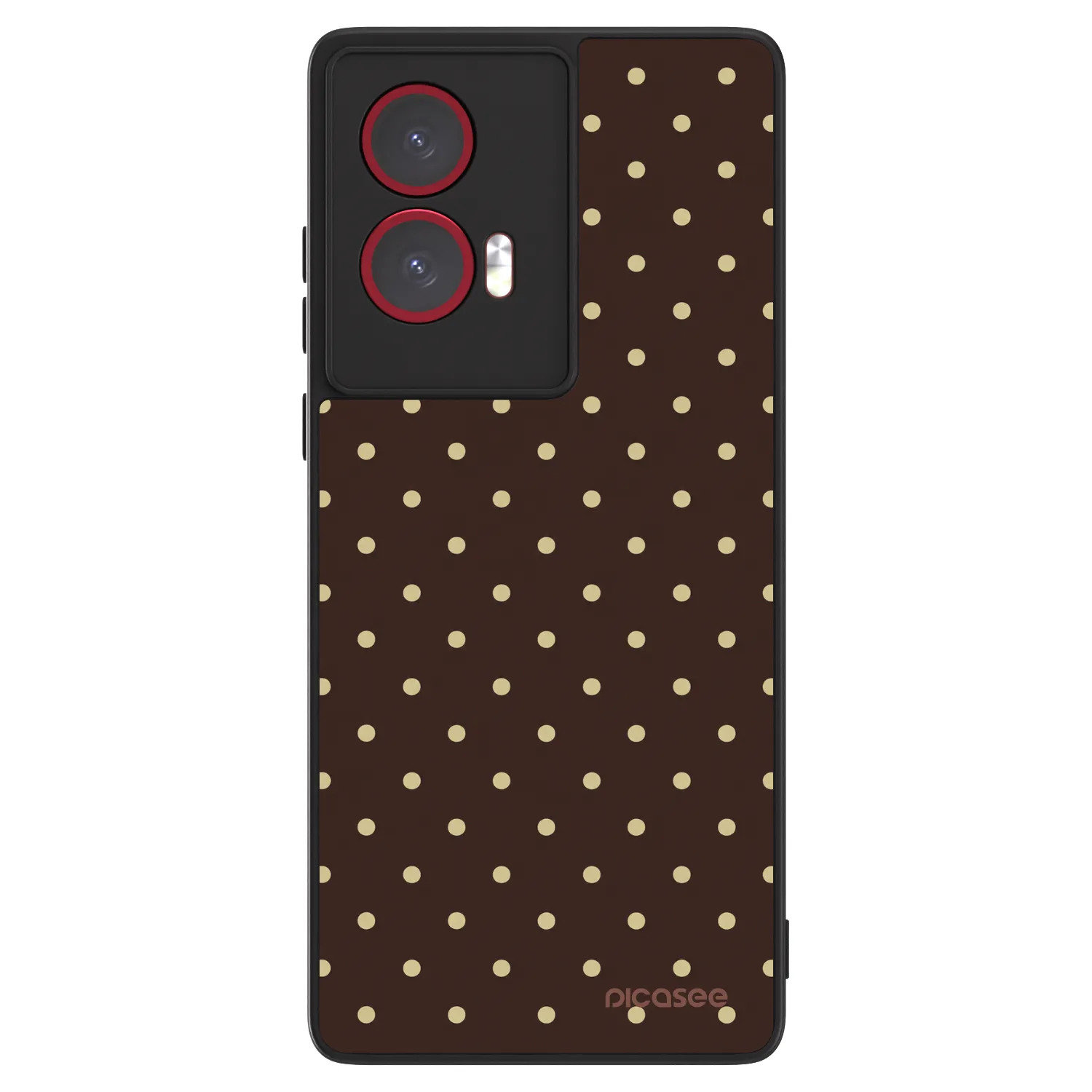 Picasee ULTIMATE CASE pro Motorola Edge 50 Fusion - Vanilla Dots & Chocolate