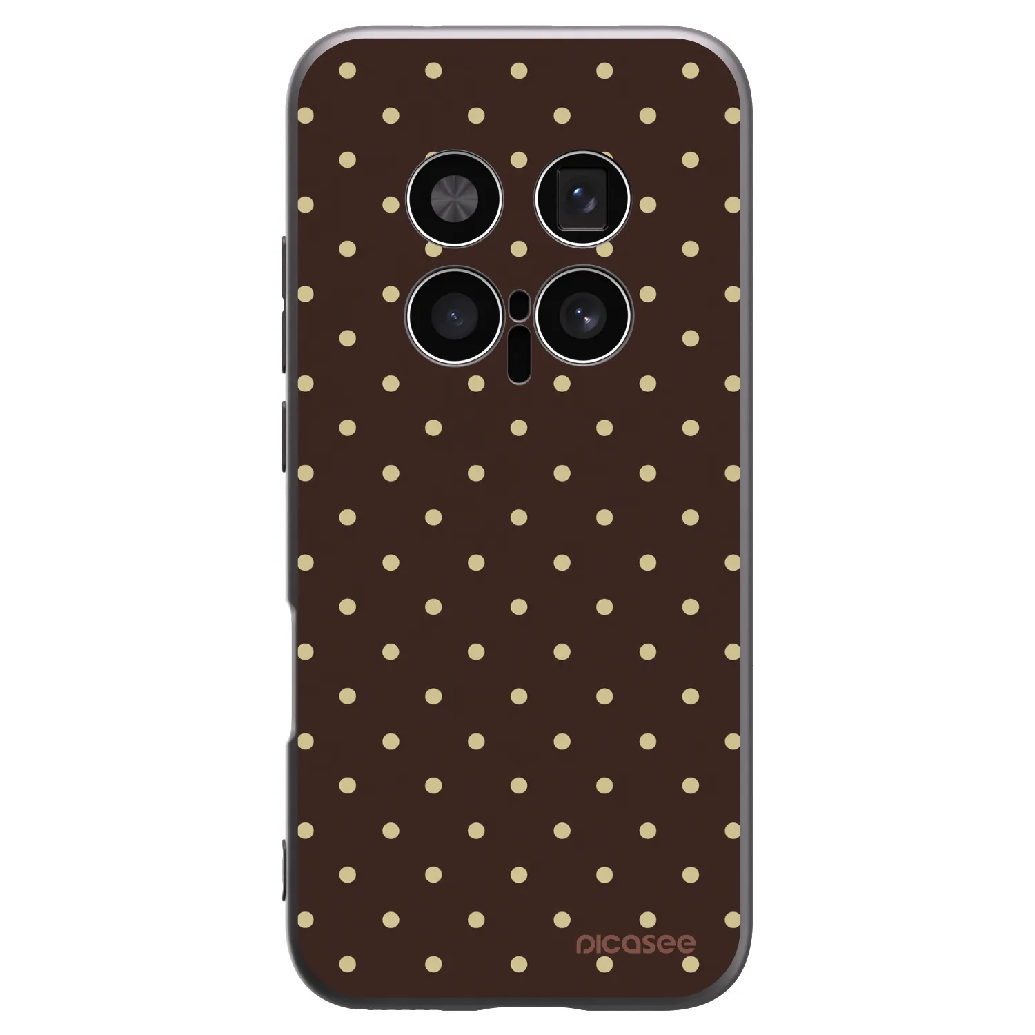 Picasee silikónový čierny obal pre Honor Magic8 Pro 5G - Vanilla Dots & Chocolate