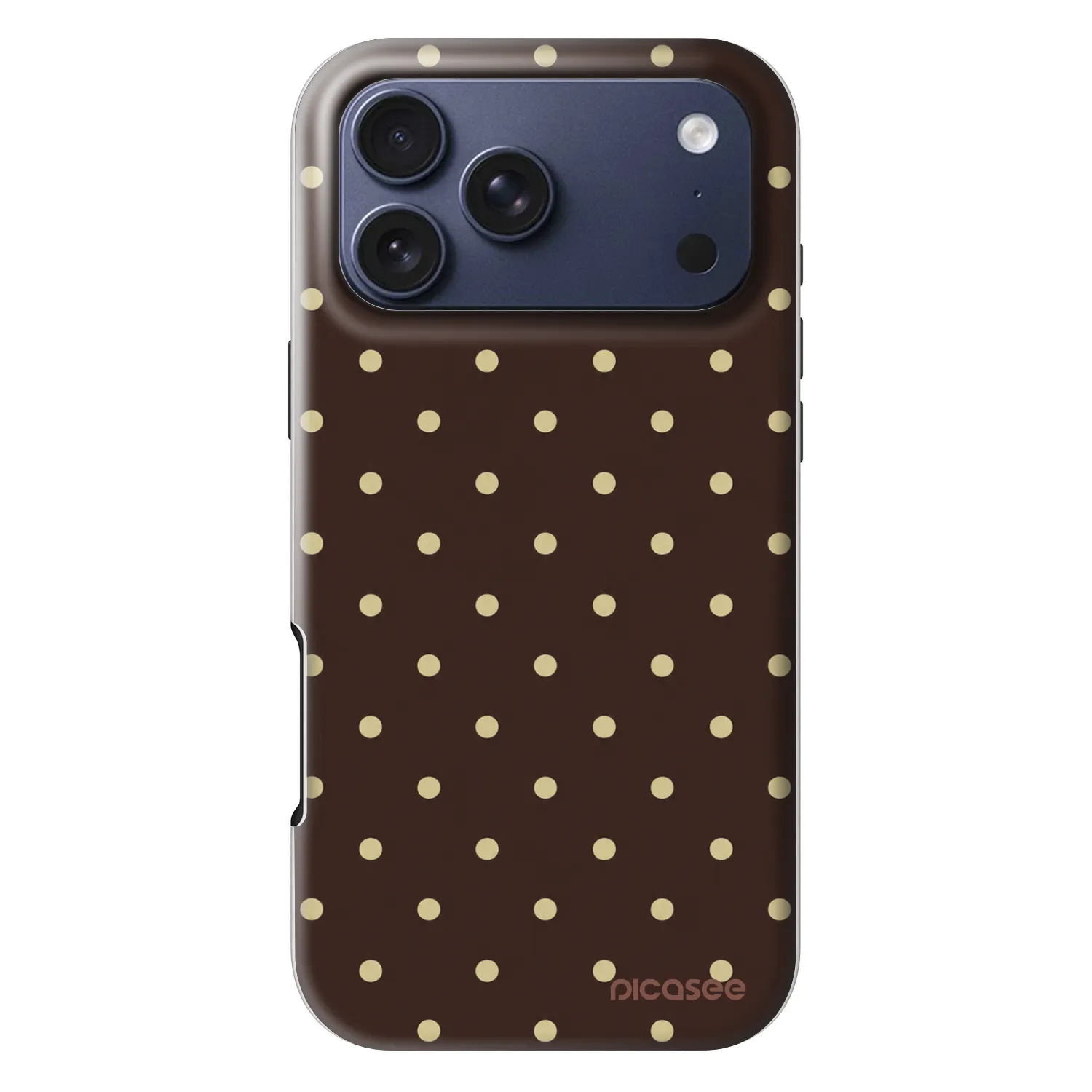 Picasee Fashion Case MagSafe pre Apple iPhone 18 Pro Max - Vanilla Dots & Chocolate