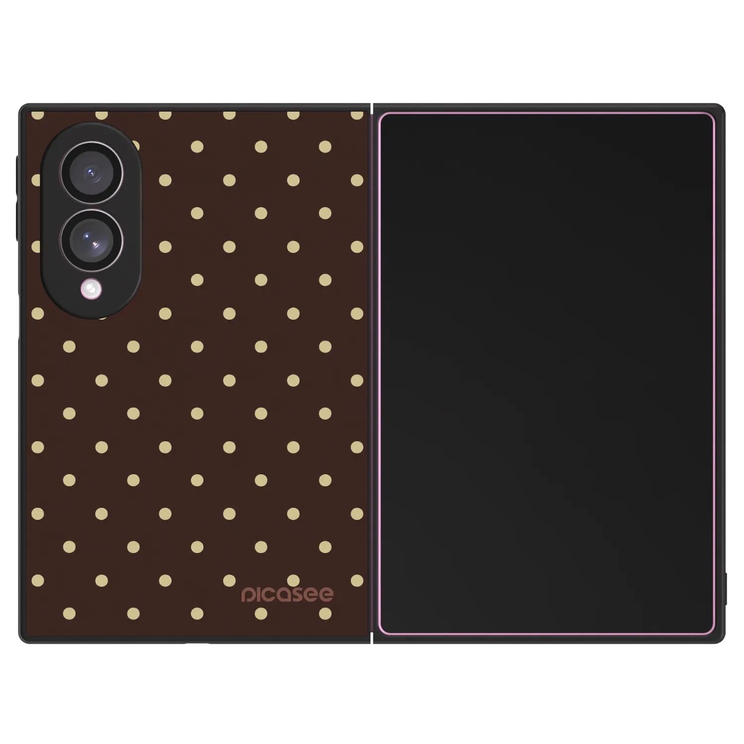 Picasee ULTIMATE CASE pro Samsung Galaxy Z Fold8 5G - Vanilla Dots & Chocolate