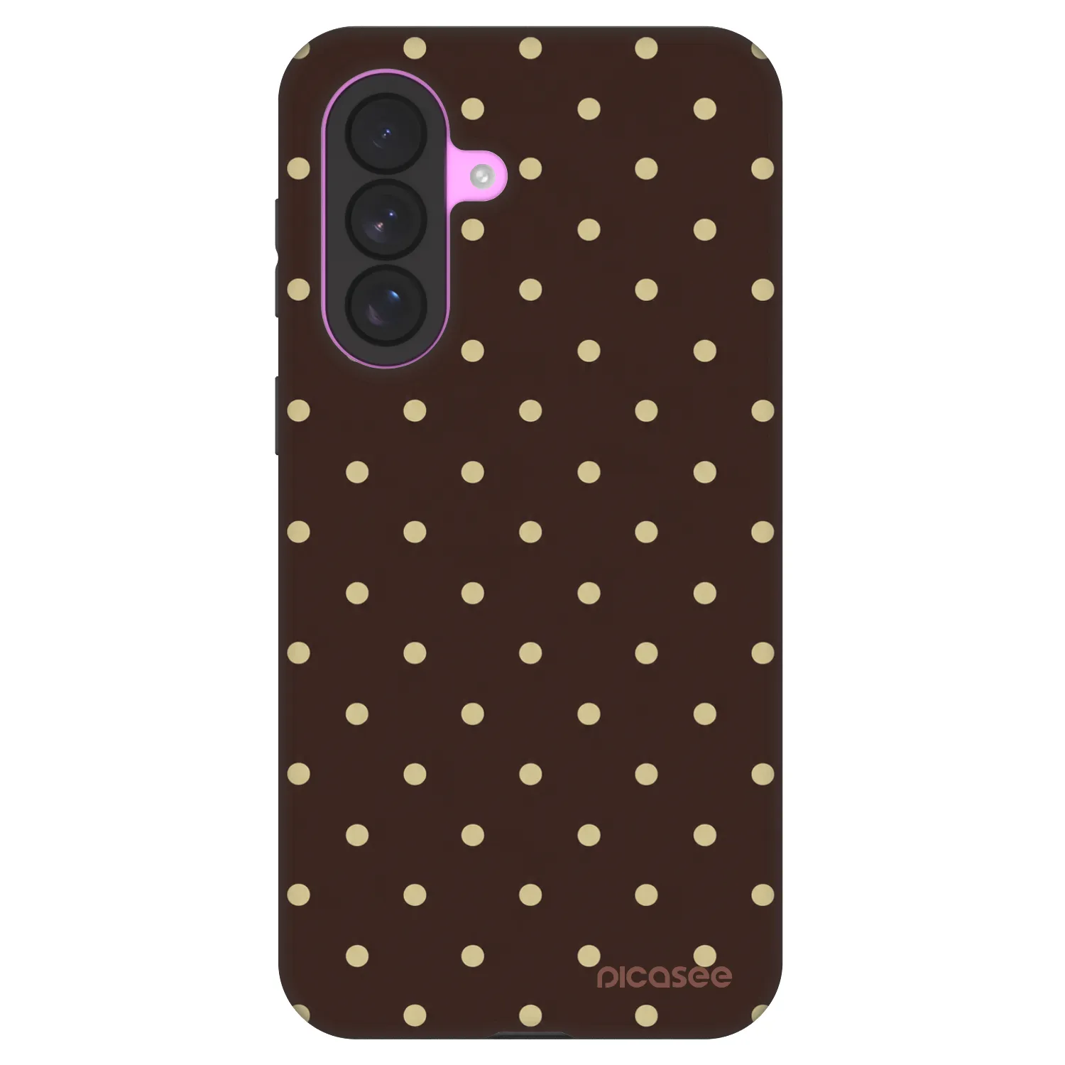 Picasee Fashion Case pre Samsung Galaxy A37 - Vanilla Dots & Chocolate