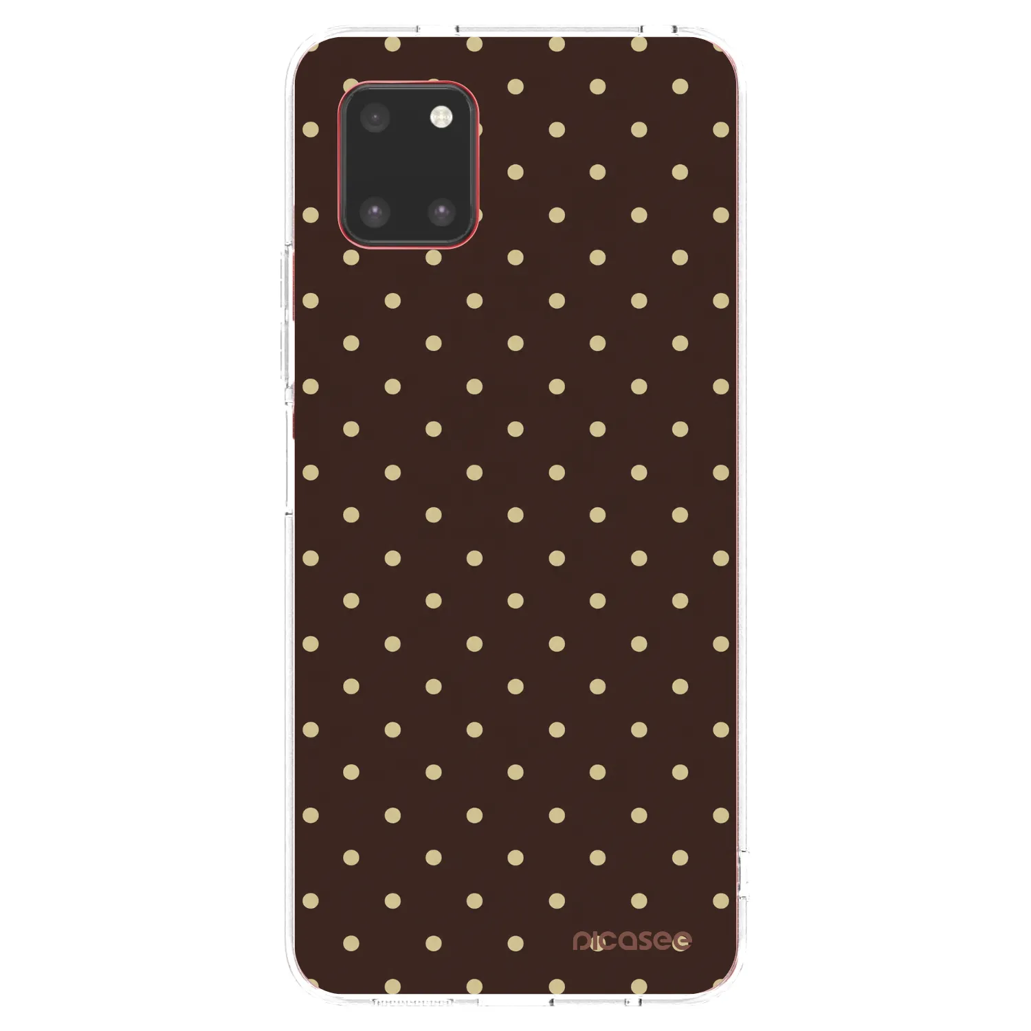 Picasee silikónový prehľadný obal pre Samsung Galaxy Note 10 Lite N770F - Vanilla Dots & Chocolate