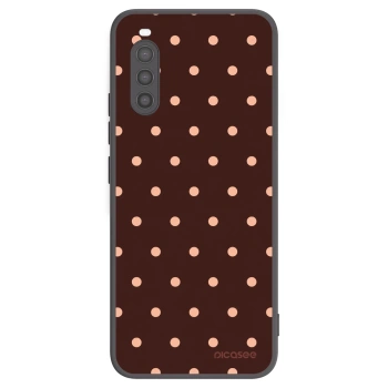Obal pre Sony Xperia 10 II - Peach Dots & Chocolate