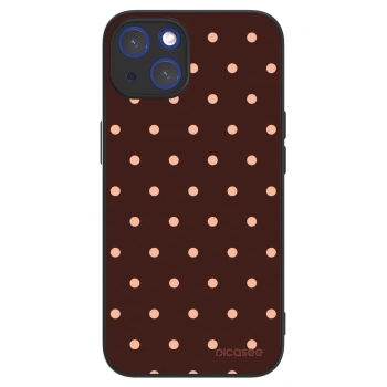 Picasee ULTIMATE CASE MagSafe pro Apple iPhone 14 - Peach Dots & Chocolate