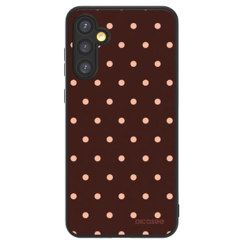Picasee ULTIMATE CASE pro Samsung Galaxy A34 5G A346B - Peach Dots & Chocolate