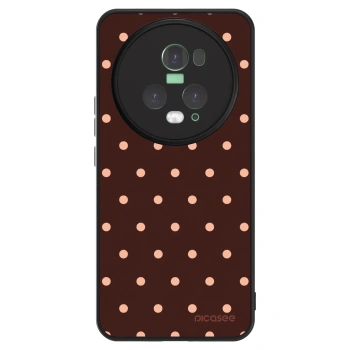 Obal pre Honor Magic5 Pro - Peach Dots & Chocolate