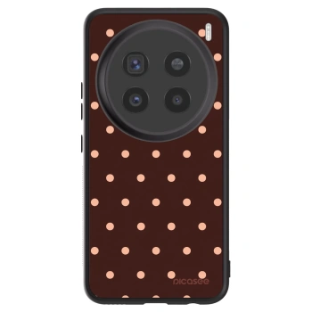 Obal pre Vivo X200 Pro - Peach Dots & Chocolate