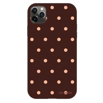 Obal pre Apple iPhone 11 Pro Max - Peach Dots & Chocolate