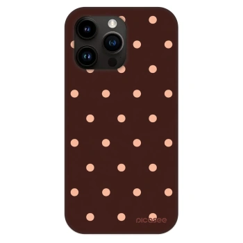 Obal pre Apple iPhone 13 Pro - Peach Dots & Chocolate