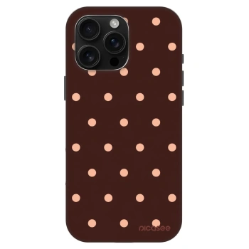 Obal pre Apple iPhone 16 Pro Max - Peach Dots & Chocolate