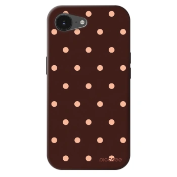 Obal pre Apple iPhone 16e - Peach Dots & Chocolate