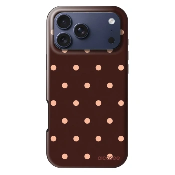 Obal pre Apple iPhone 17 Pro Max - Peach Dots & Chocolate