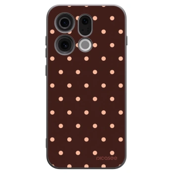 Obal pre OPPO Find X9 - Peach Dots & Chocolate