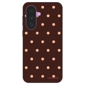 Obal pre Samsung Galaxy A57 5G - Peach Dots & Chocolate