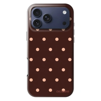 Obal pre Apple iPhone 18 Pro Max - Peach Dots & Chocolate