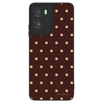 Obal pre Motorola Moto G06 - Peach Dots & Chocolate