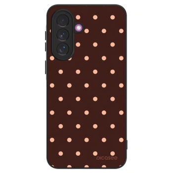 Obal pre Samsung Galaxy A37 - Peach Dots & Chocolate