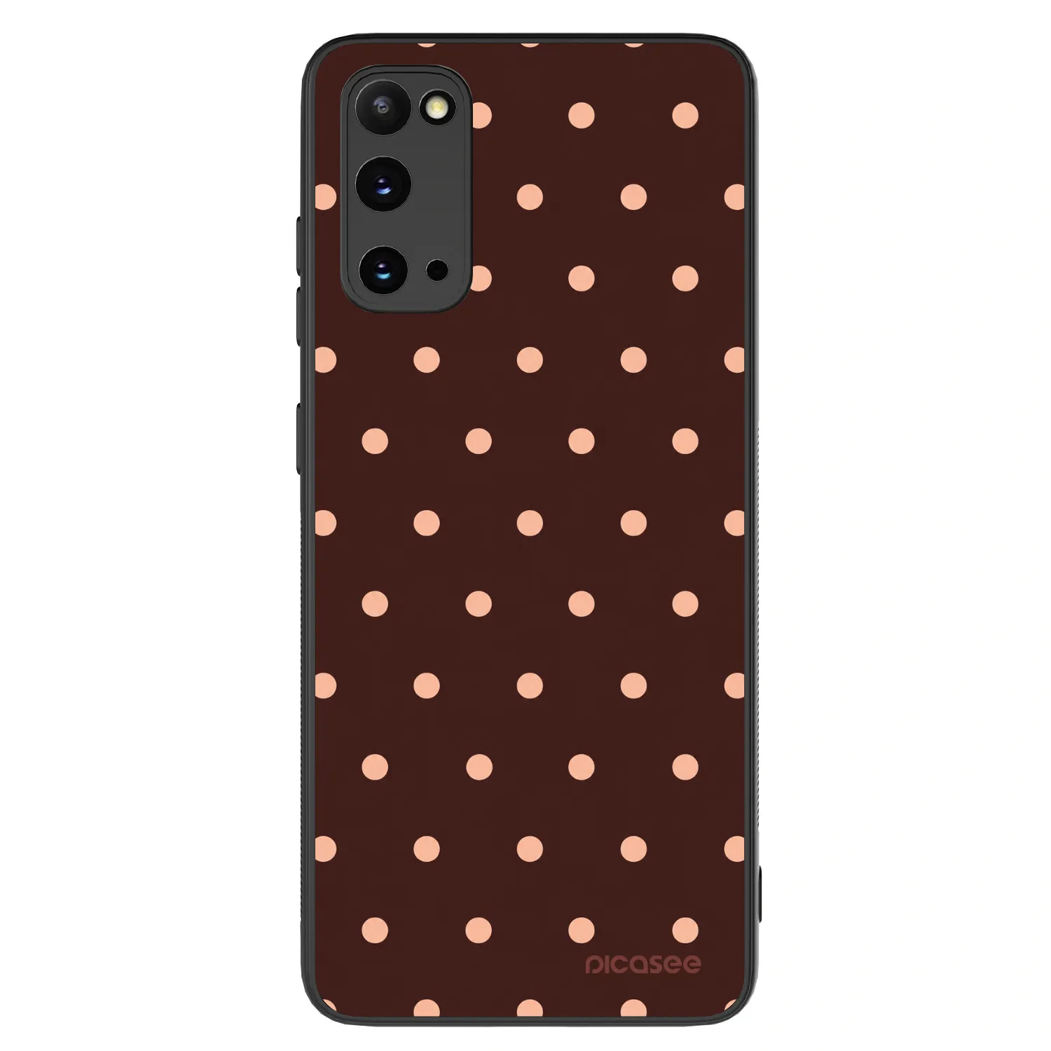 Picasee ULTIMATE CASE pro Samsung Galaxy S20 G980F - Peach Dots & Chocolate