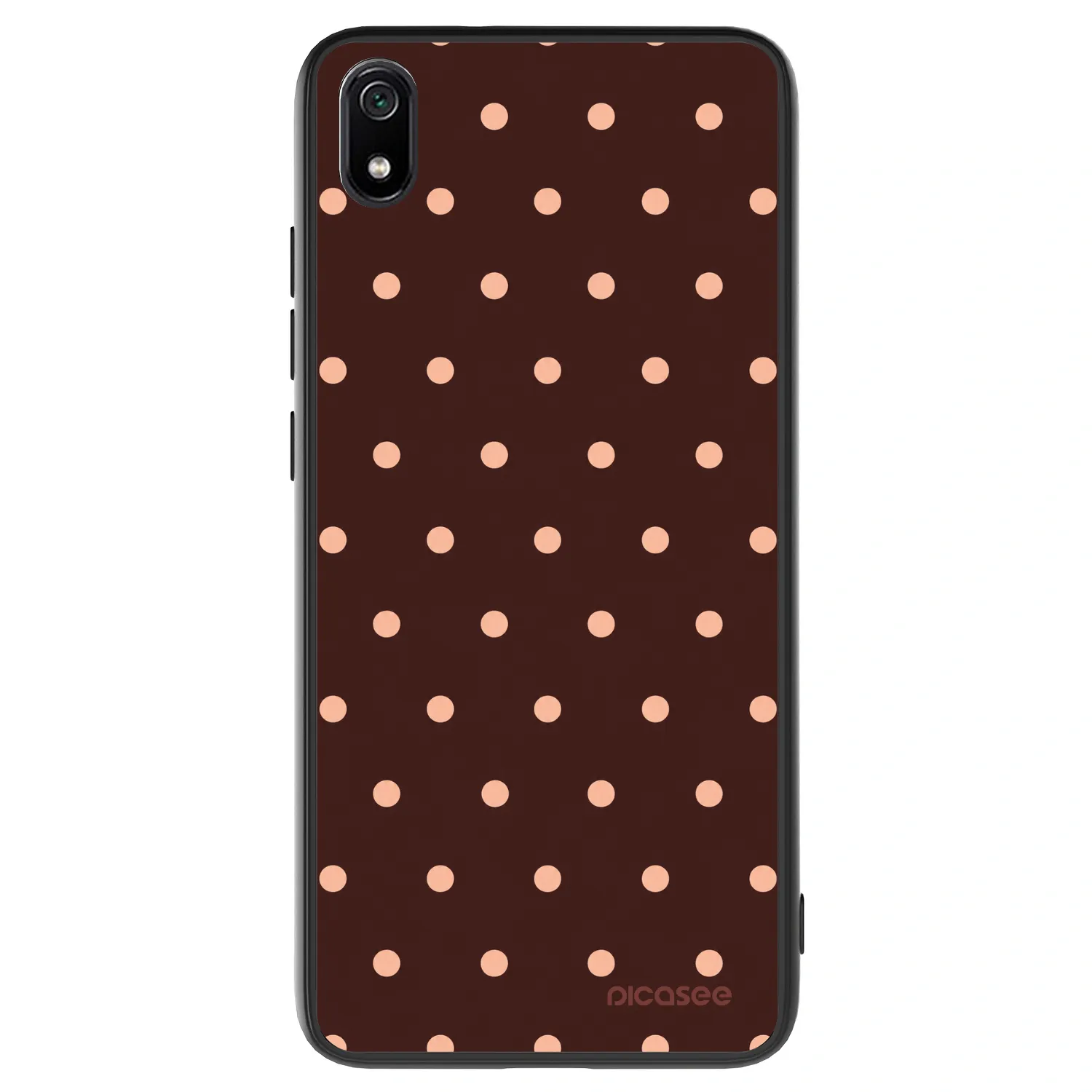 Picasee ULTIMATE CASE pro Xiaomi Redmi 7A - Peach Dots & Chocolate