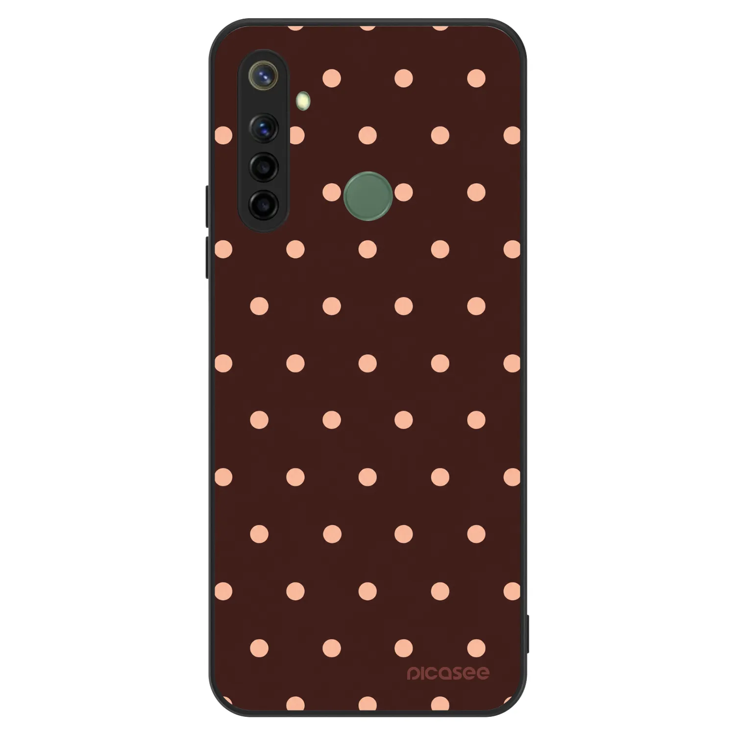 Picasee ULTIMATE CASE pro Realme 6i - Peach Dots & Chocolate