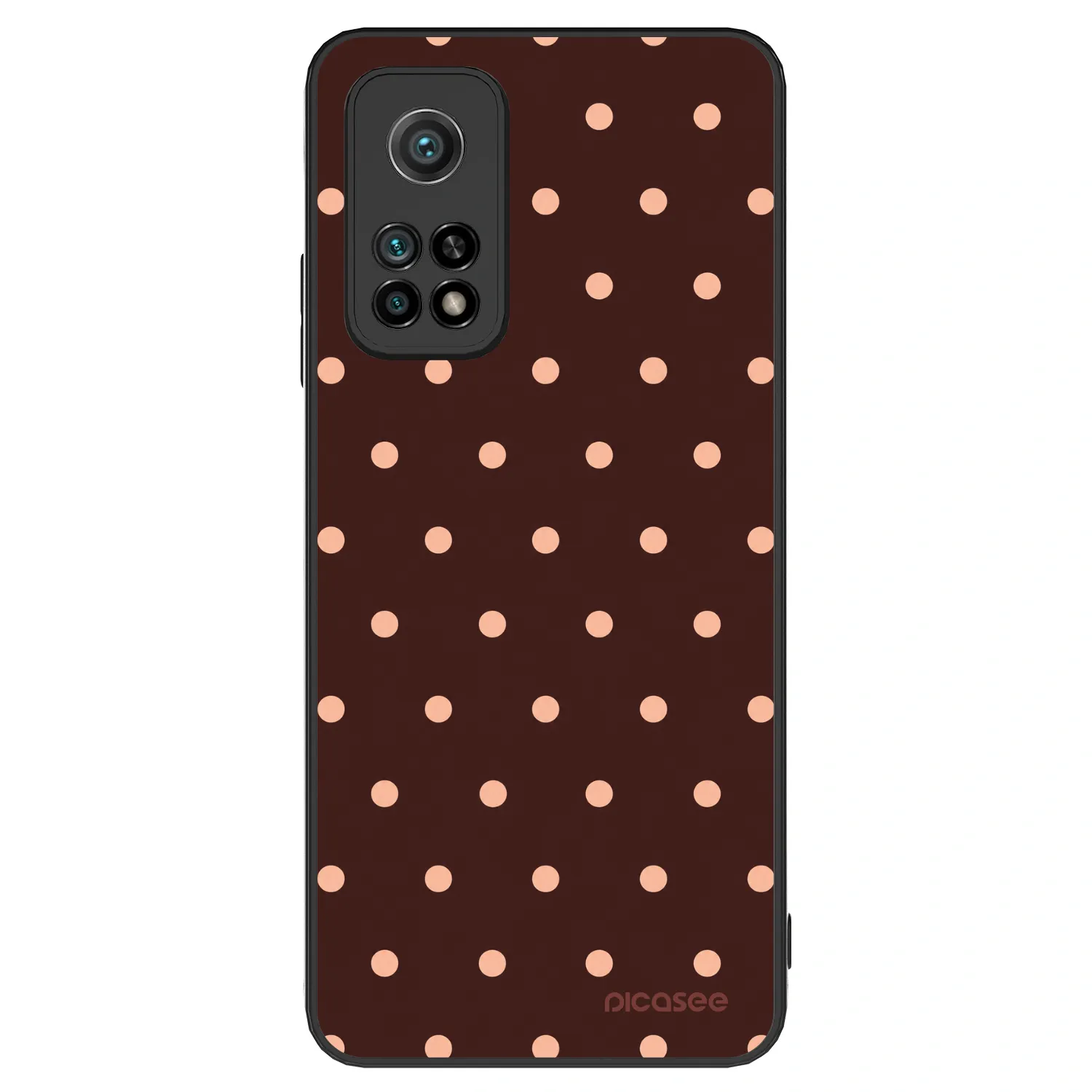 Picasee ULTIMATE CASE pro Xiaomi Mi 10T - Peach Dots & Chocolate