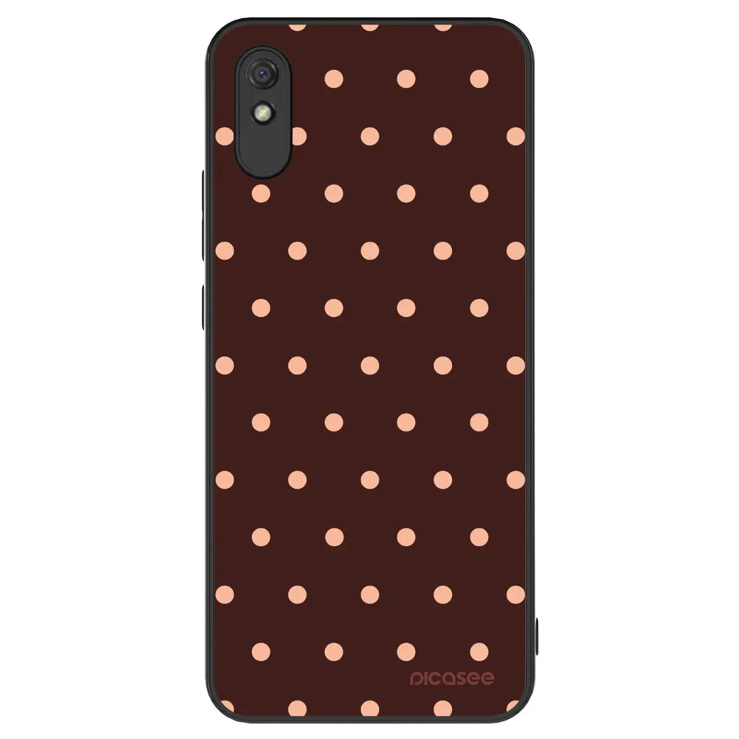 Picasee ULTIMATE CASE pro Xiaomi Redmi 9AT - Peach Dots & Chocolate