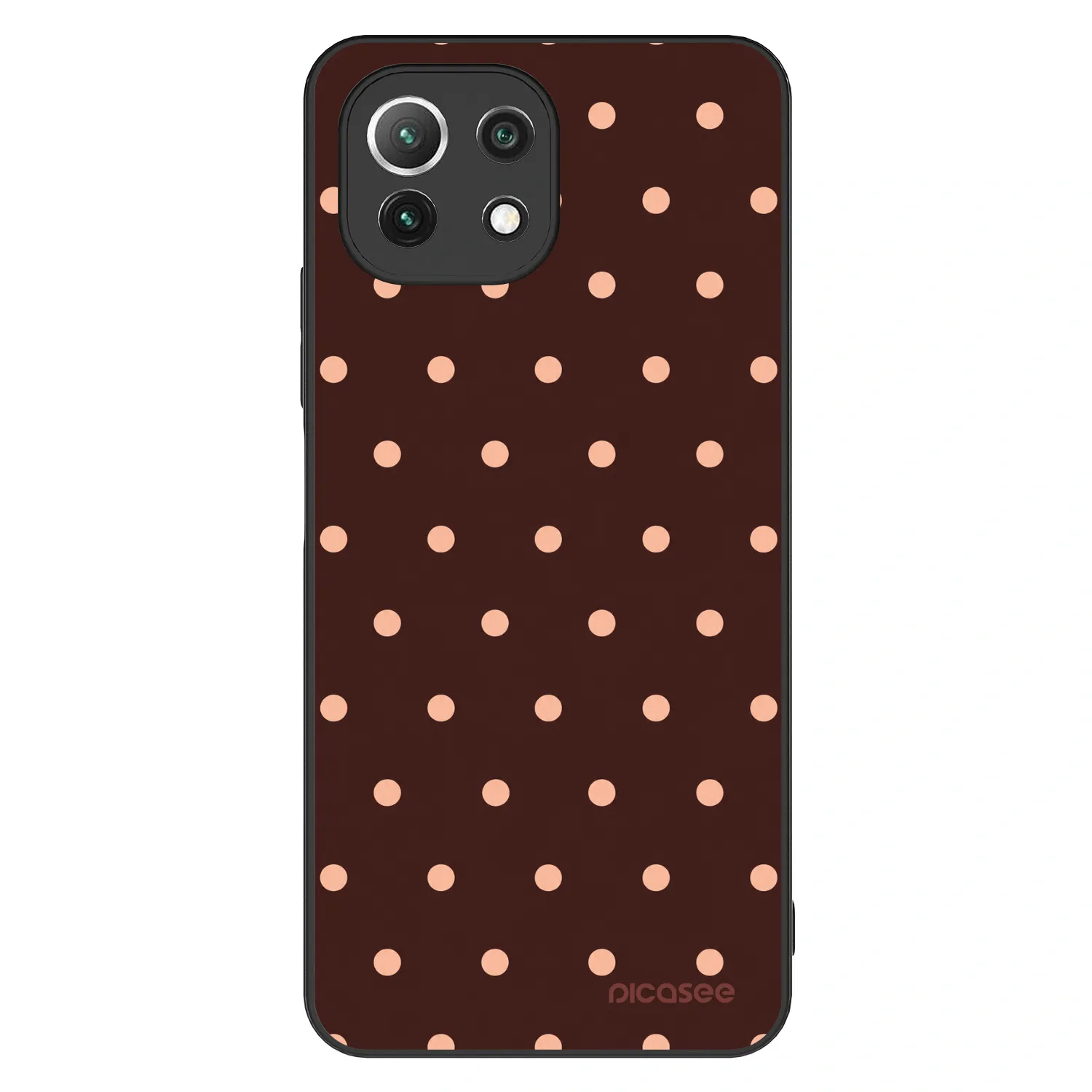 Picasee ULTIMATE CASE pro Xiaomi Mi 11 Lite - Peach Dots & Chocolate