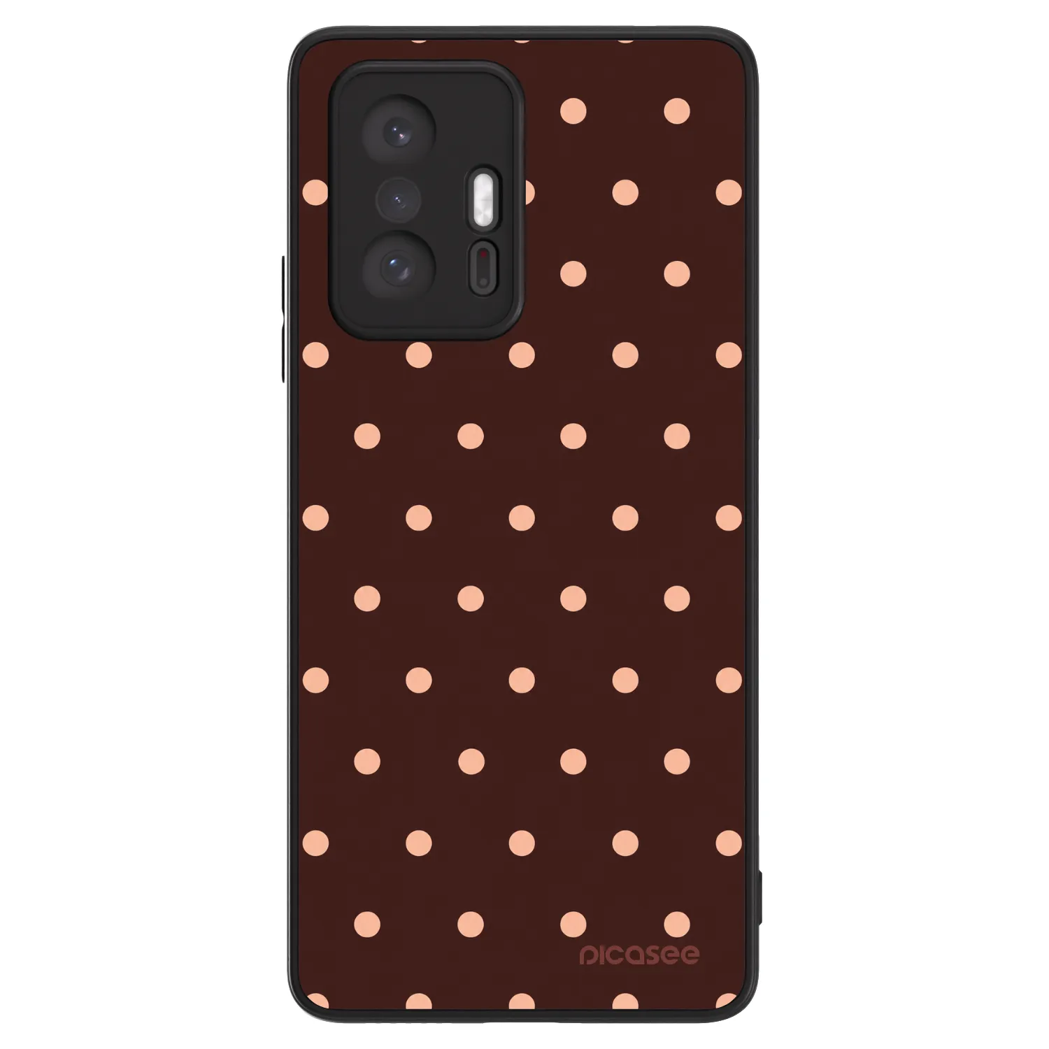 Picasee ULTIMATE CASE pro Xiaomi 11T Pro - Peach Dots & Chocolate