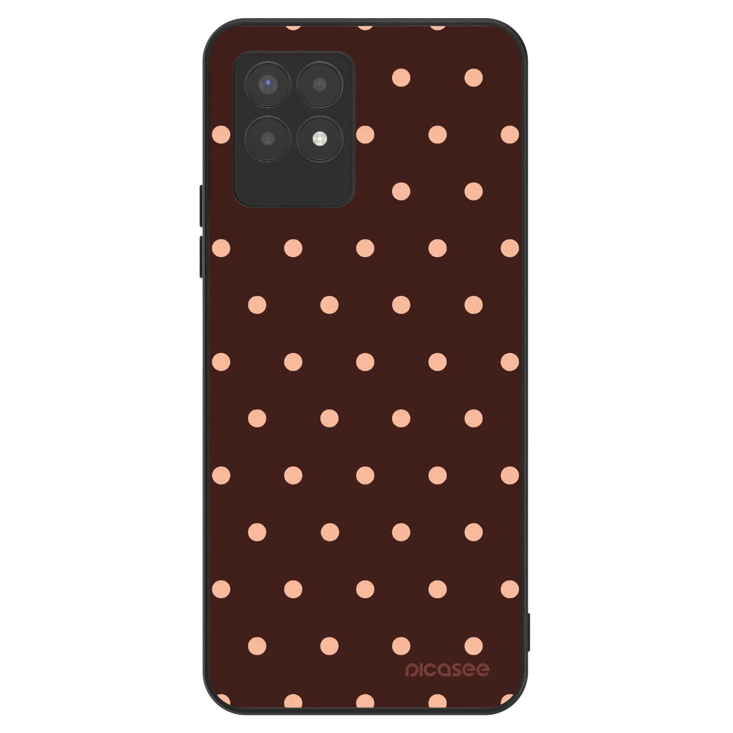 Picasee ULTIMATE CASE pro Realme 8i - Peach Dots & Chocolate