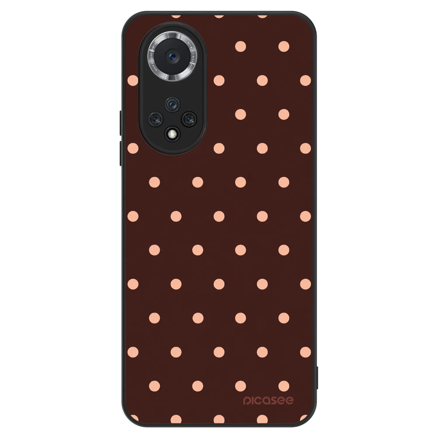 Picasee ULTIMATE CASE pro Huawei Nova 9 SE - Peach Dots & Chocolate
