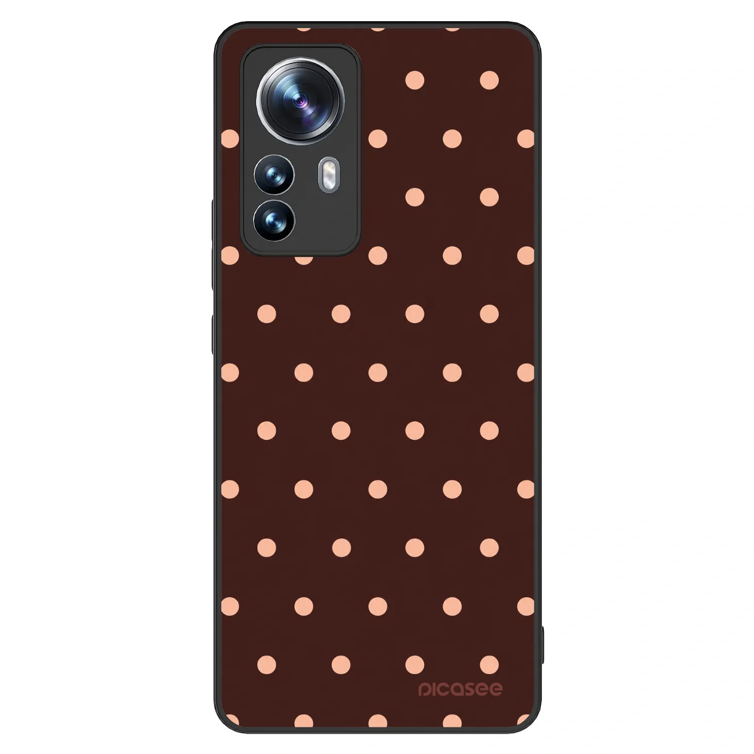 Picasee ULTIMATE CASE pro Xiaomi 12 Pro - Peach Dots & Chocolate