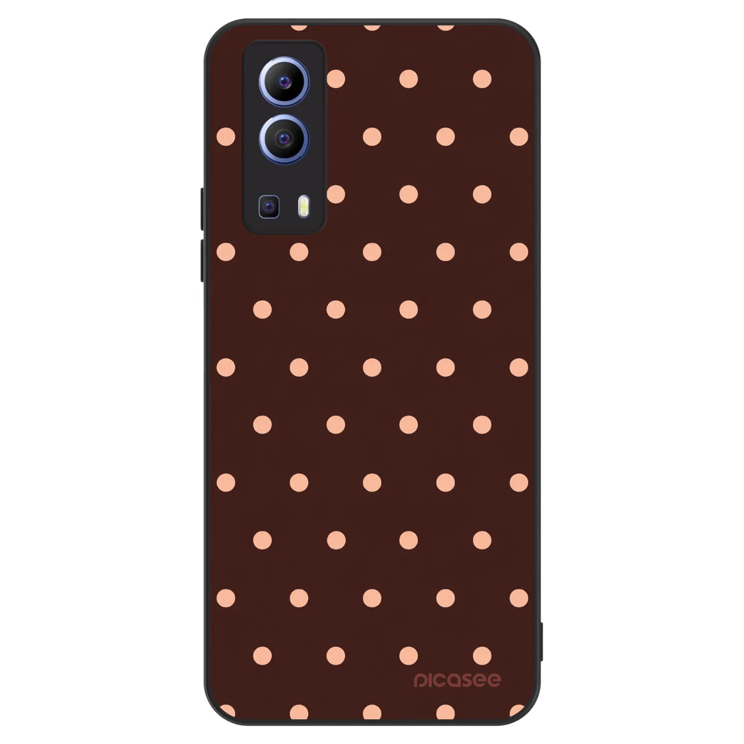 Picasee ULTIMATE CASE pro Vivo Y52 5G - Peach Dots & Chocolate