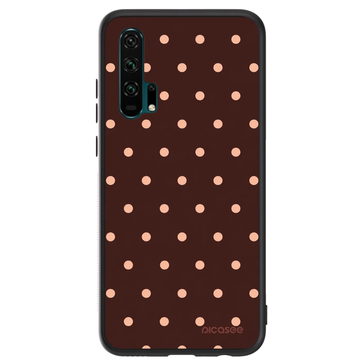 Picasee ULTIMATE CASE pro Honor 20 Pro - Peach Dots & Chocolate