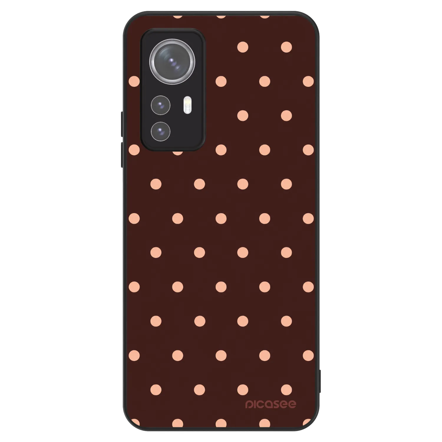 Picasee ULTIMATE CASE pro Xiaomi 12X - Peach Dots & Chocolate