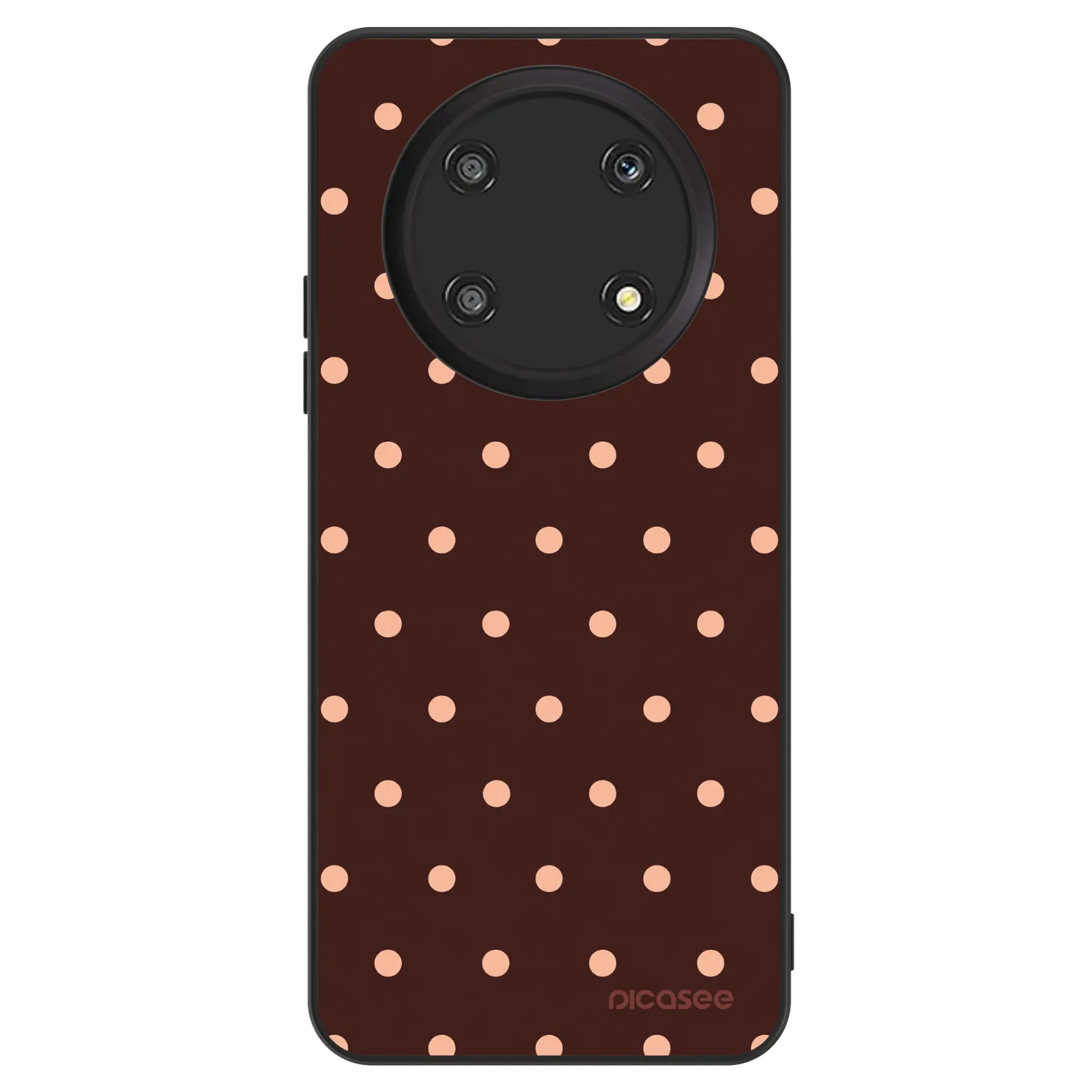Picasee ULTIMATE CASE pro Honor Magic4 Lite 5G - Peach Dots & Chocolate