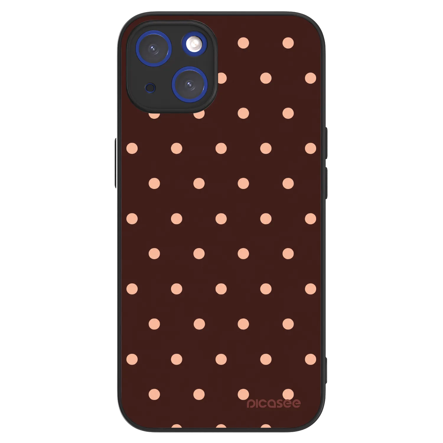 Picasee ULTIMATE CASE MagSafe pro Apple iPhone 14 - Peach Dots & Chocolate