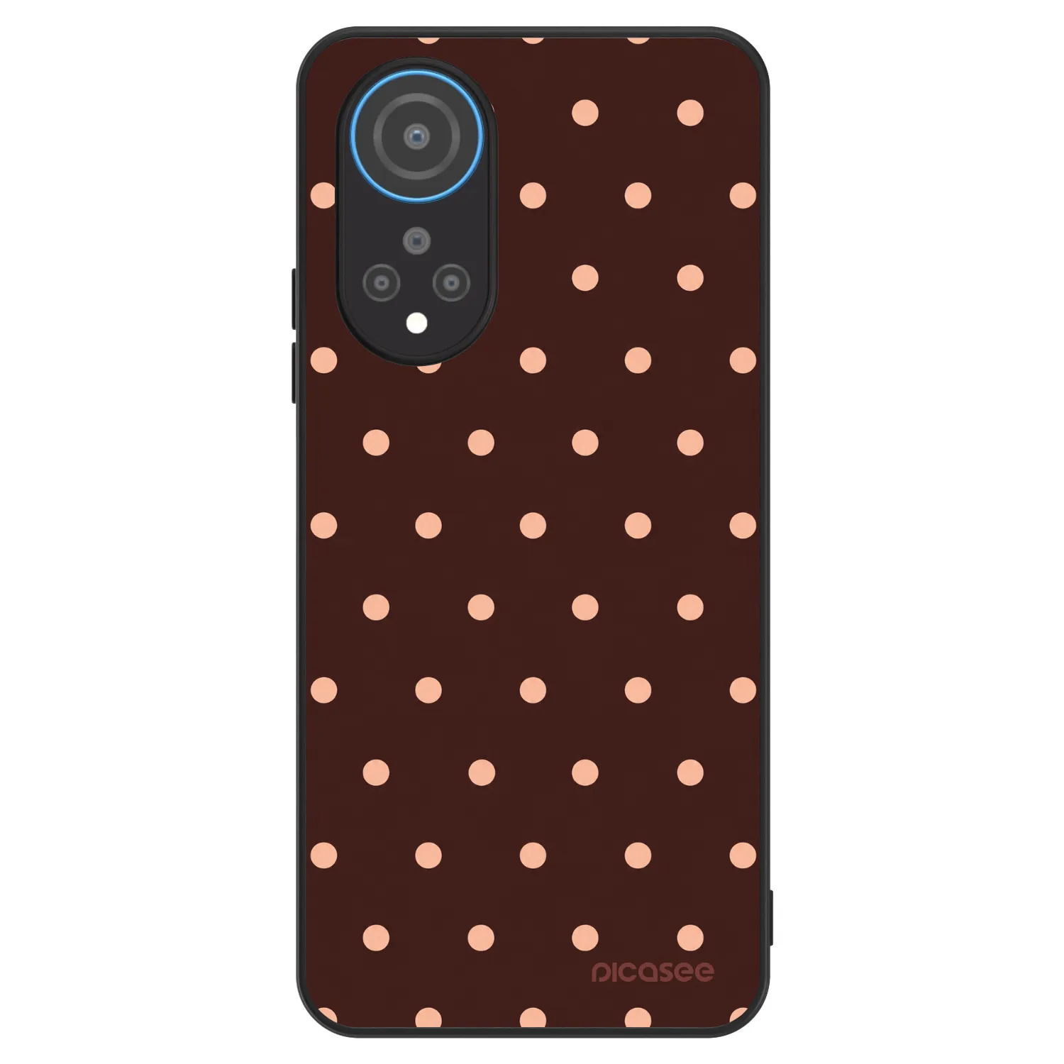 Picasee ULTIMATE CASE pro Honor X7 - Peach Dots & Chocolate