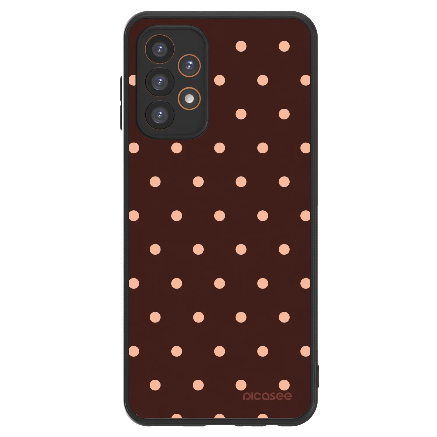 Picasee ULTIMATE CASE pro Samsung Galaxy A23 A236B 5G - Peach Dots & Chocolate