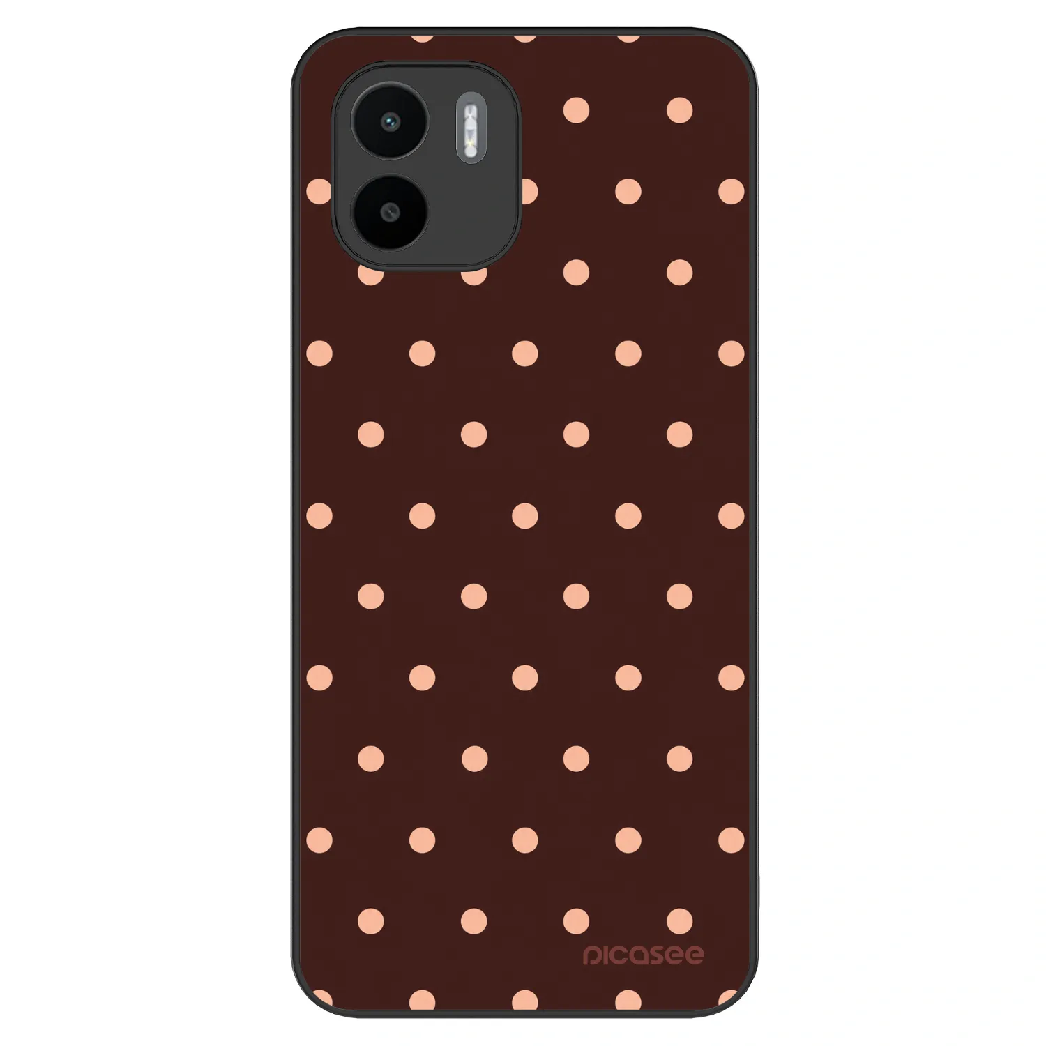 Picasee ULTIMATE CASE pro Xiaomi Redmi A1 - Peach Dots & Chocolate