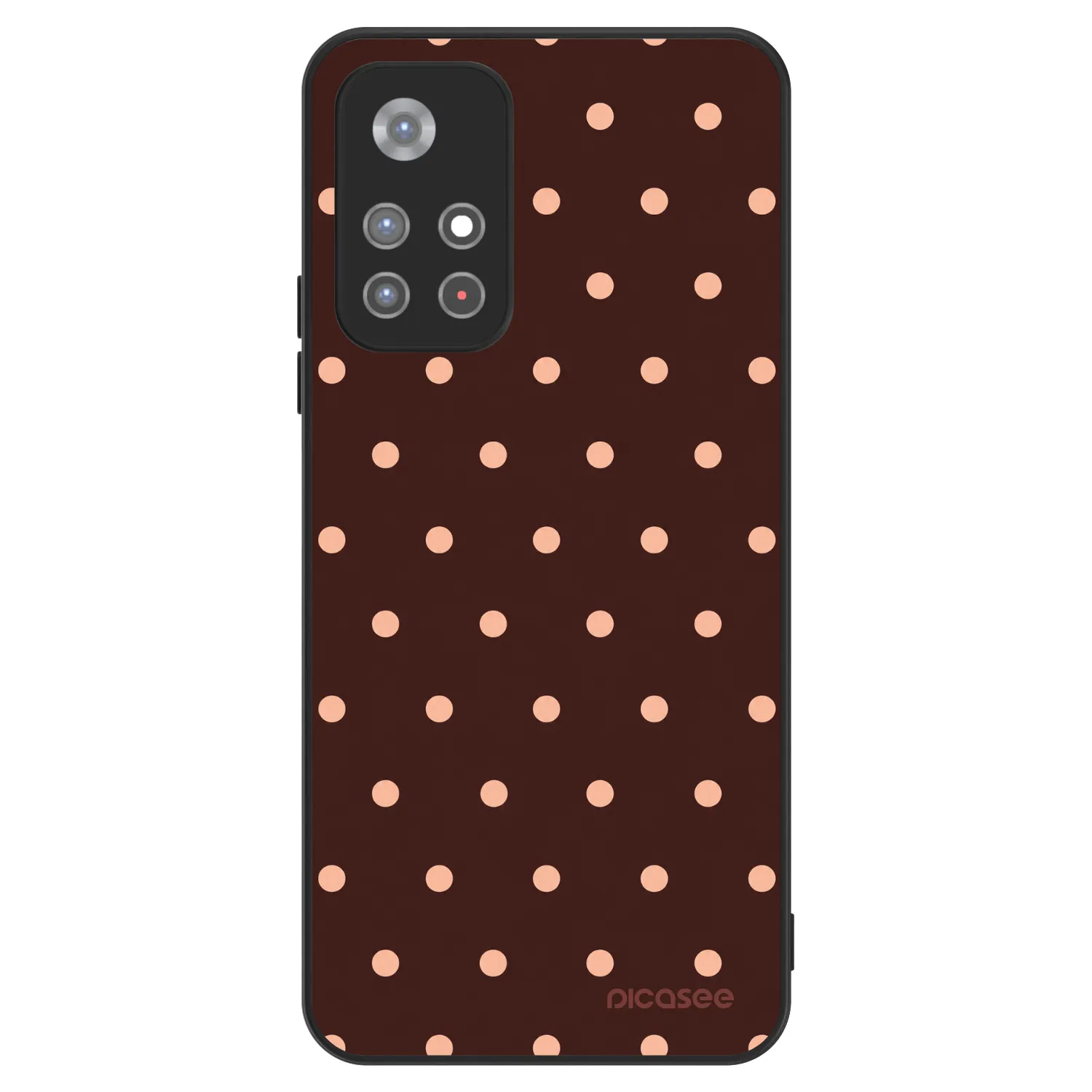 Picasee ULTIMATE CASE pro Xiaomi Redmi Note 11S 5G - Peach Dots & Chocolate