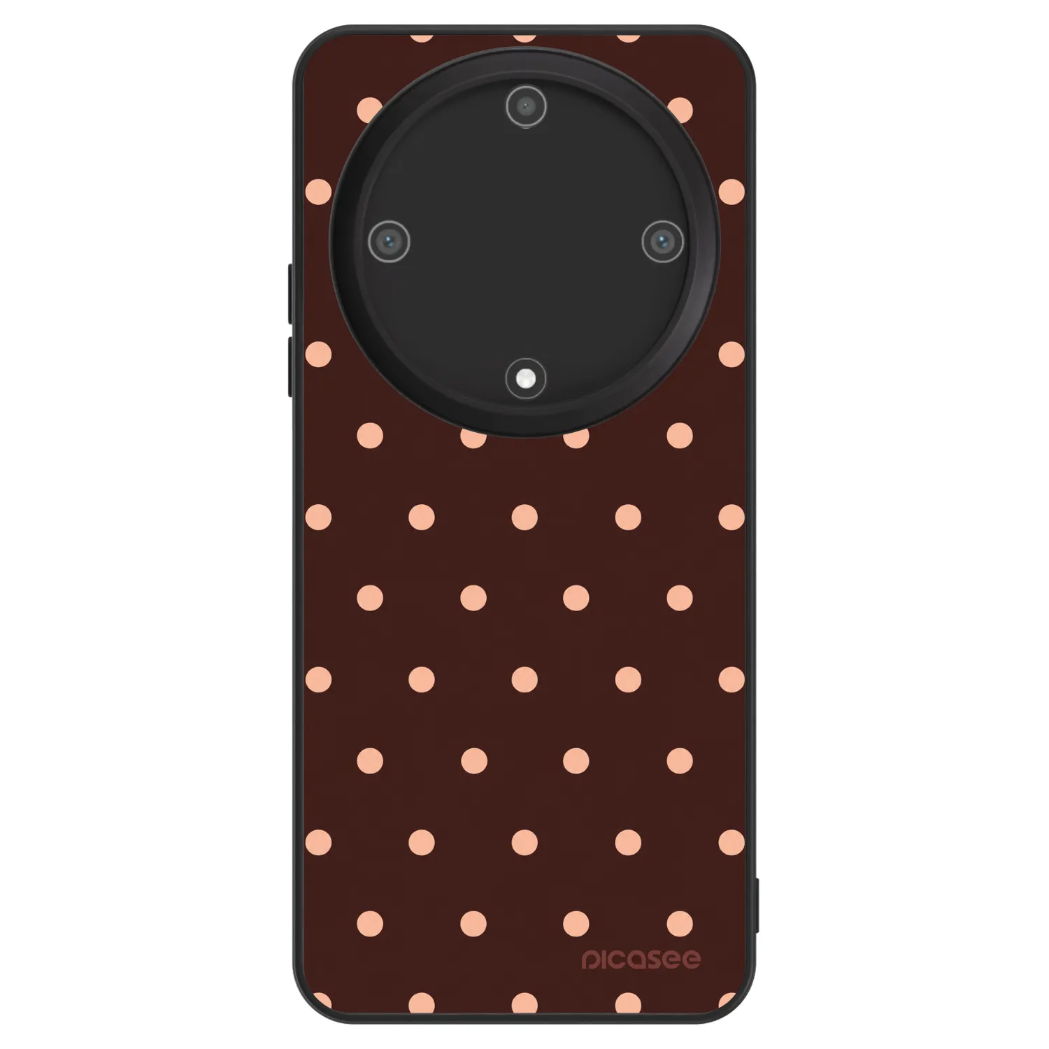 Picasee ULTIMATE CASE pro Honor Magic5 Lite 5G - Peach Dots & Chocolate