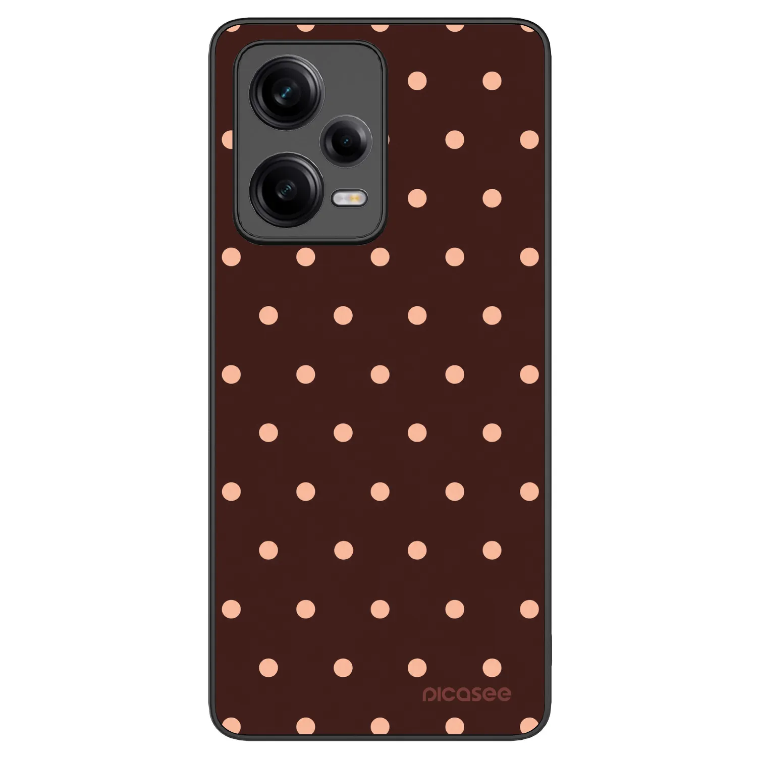 Picasee ULTIMATE CASE pro Xiaomi Redmi Note 12 Pro+ 5G - Peach Dots & Chocolate