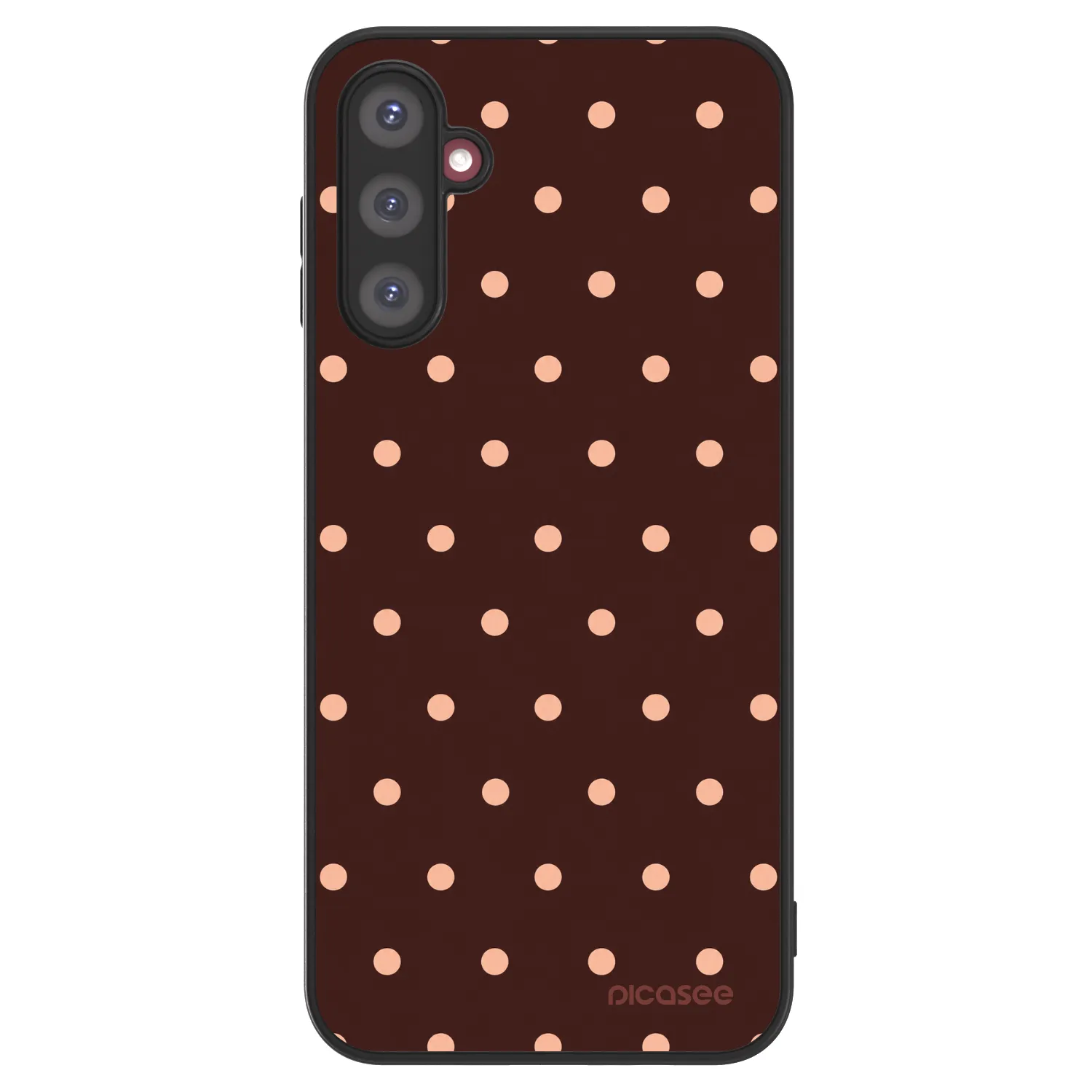 Picasee ULTIMATE CASE pro Samsung Galaxy A14 5G A146P - Peach Dots & Chocolate