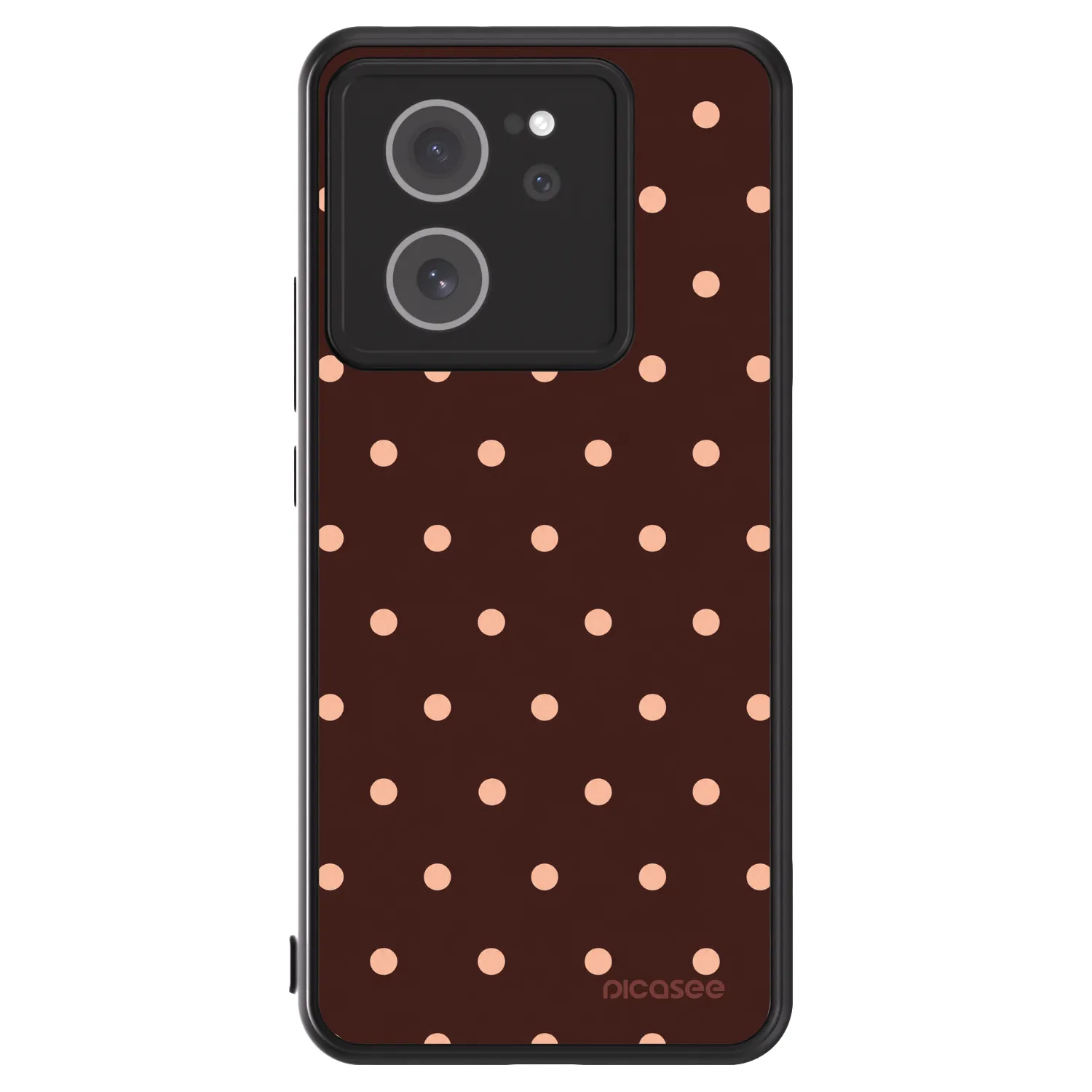 Picasee ULTIMATE CASE pro Xiaomi 13T - Peach Dots & Chocolate