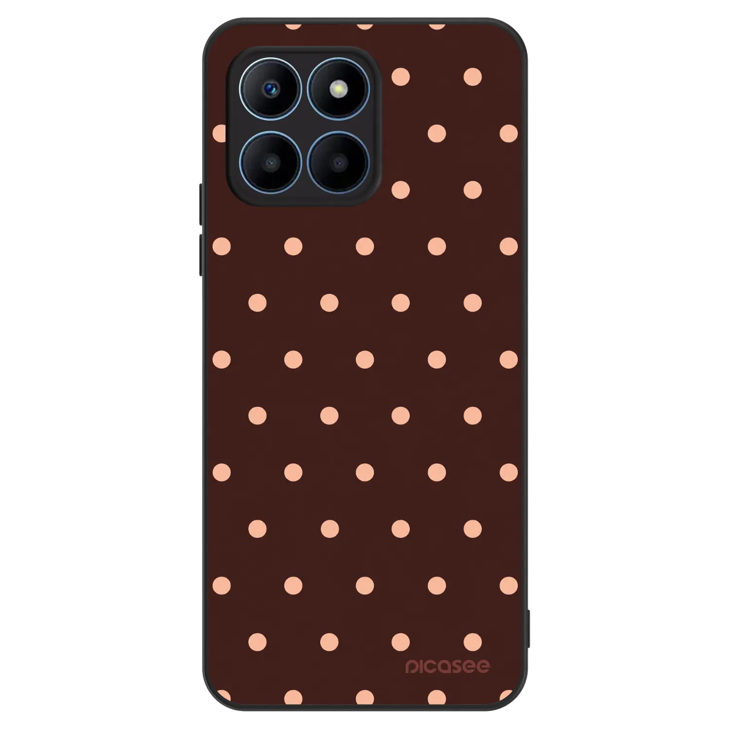 Picasee ULTIMATE CASE pro Honor 70 Lite - Peach Dots & Chocolate