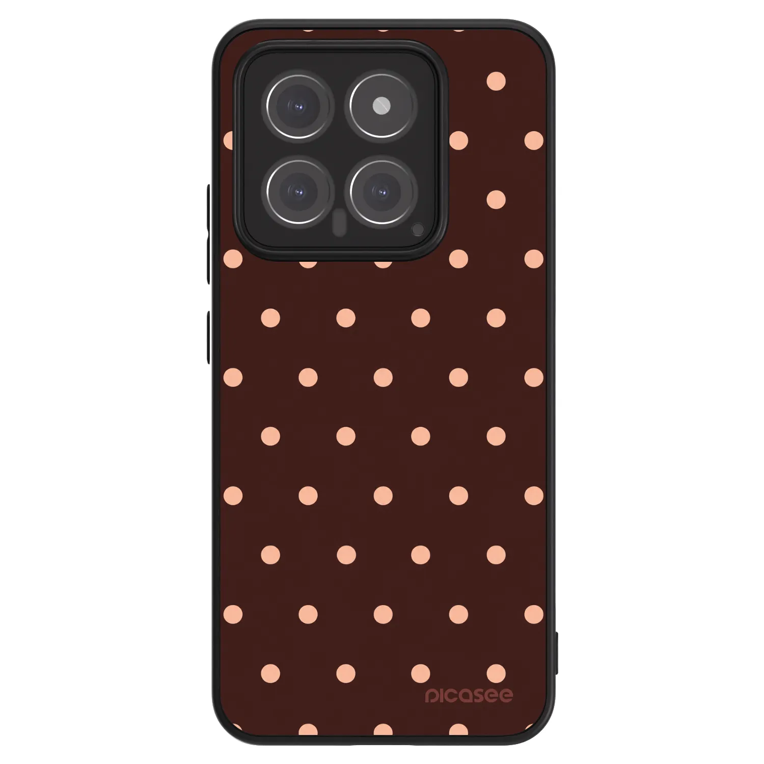 Picasee ULTIMATE CASE pro Xiaomi 14 - Peach Dots & Chocolate