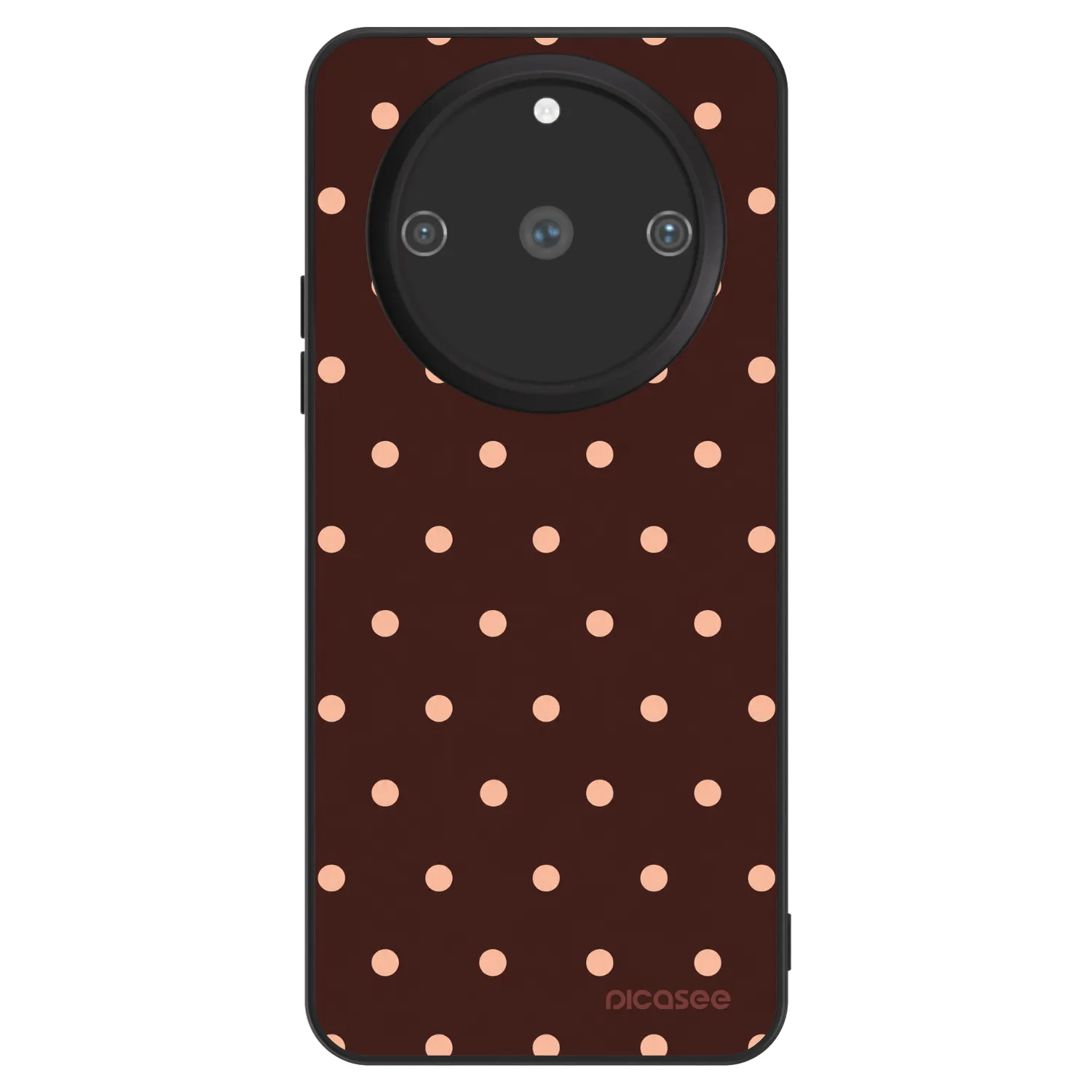 Picasee ULTIMATE CASE pro Realme 11 Pro+ - Peach Dots & Chocolate