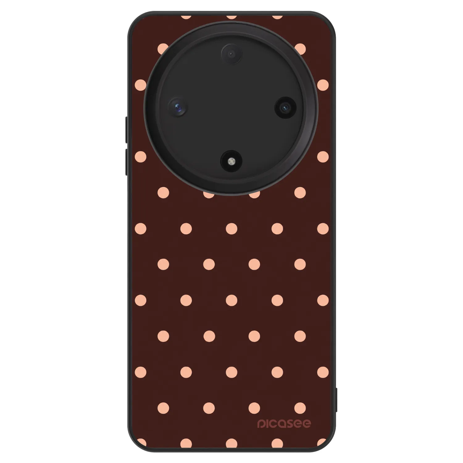 Picasee ULTIMATE CASE pro Honor Magic6 Lite 5G - Peach Dots & Chocolate